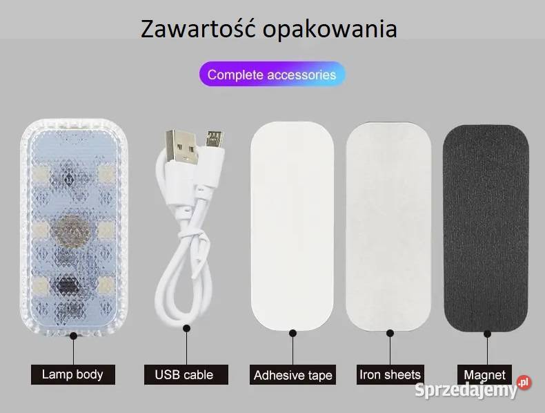 Lampka Dotykowa LED Sufitowa do Bagażnika Szafy Sieradz sprzedam