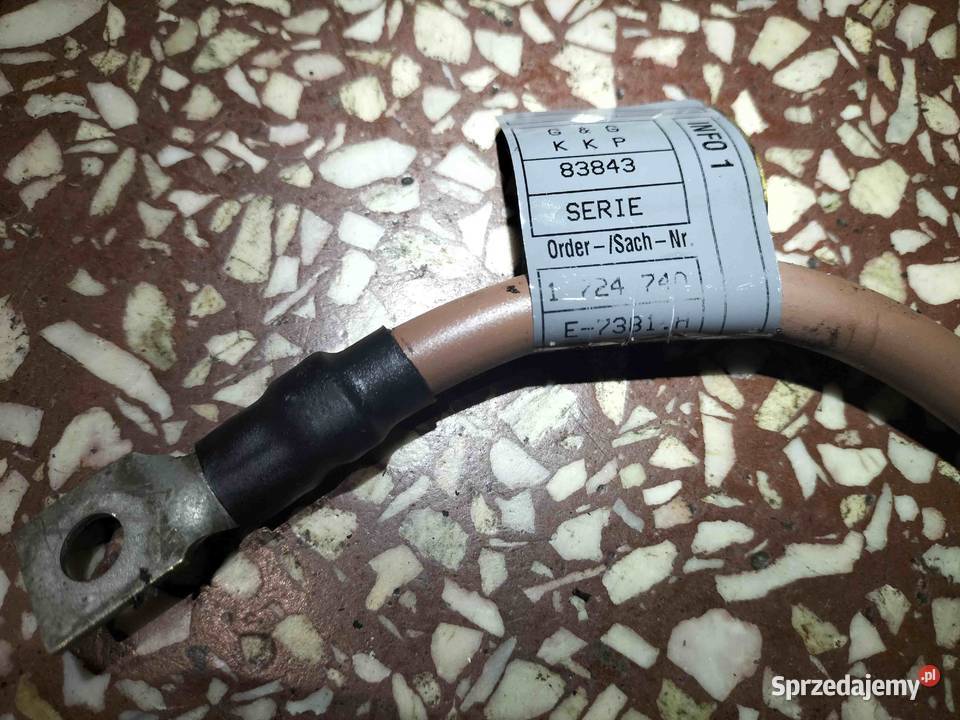 Klema minusowa silnika BMW E30 E34 E32 E31 E46 Poręba