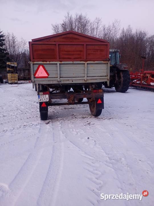 Przyczepa wywrotka rolnicza D 47 nieuszkodzony Sieradz