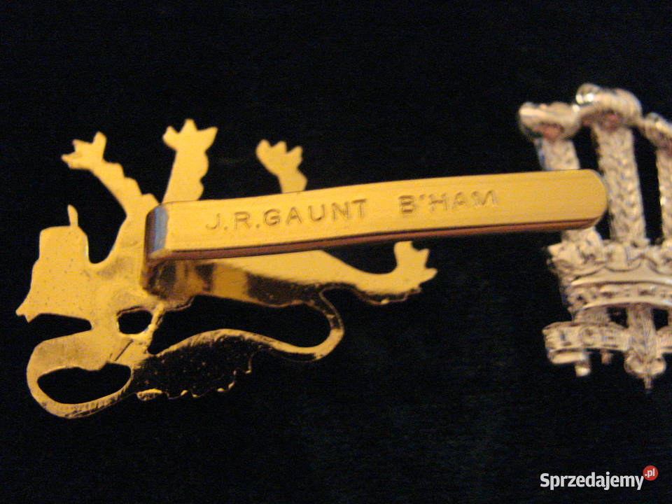 brytyjska odznaka na czapkę Gaunt Pruszcz Gdański