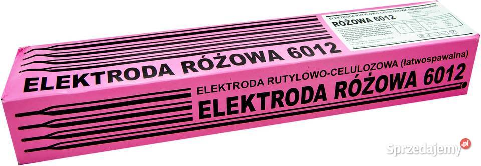 ELEKTRODY RUTYLOWE RÓŻOWE E6012 32350 mm Spawanie i zgrzewanie Golub-Dobrzyń