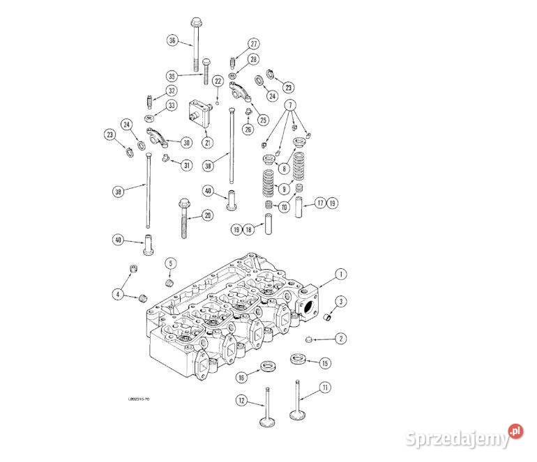 Case 580K katalog części