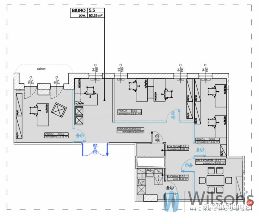 Lokal 9225m2 Warszawa Wynajem mazowieckie