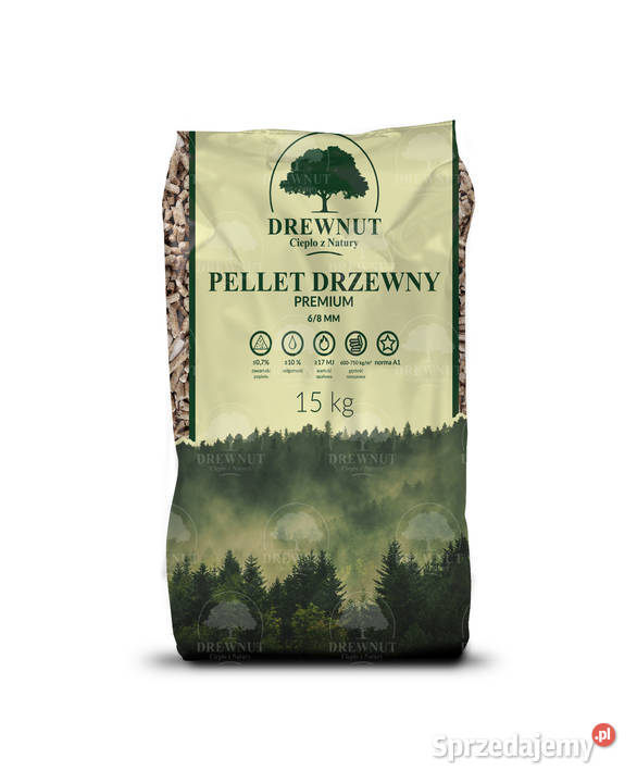 Pellet drzewny A1 DREWNUT Lava Feniks Barlinek 6 śląskie Korbielów
