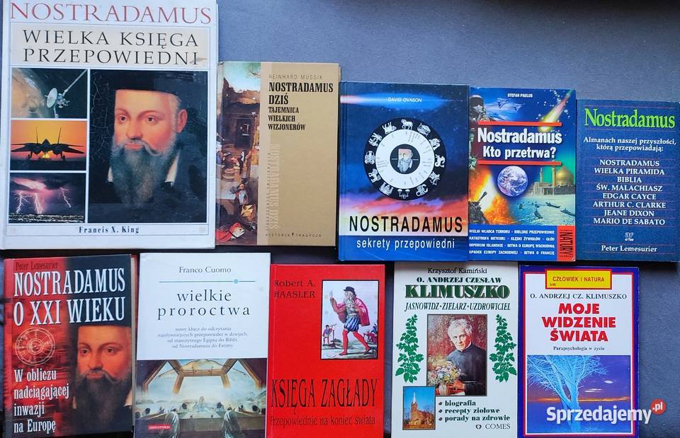 Proroctwa przepowiednie wróżby itp książki Radom