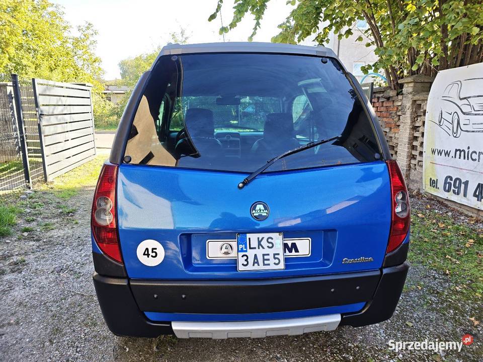 Microcar Aixam 2008r L6 bez prawka B 14 lat na niebieski mazowieckie Sochaczew sprzedam