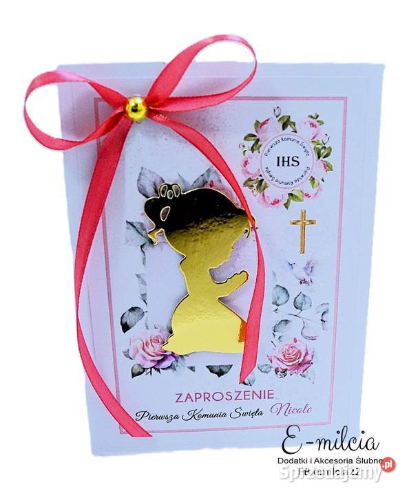 Zaproszenia z okazji I Komunii Św Zielona Góra
