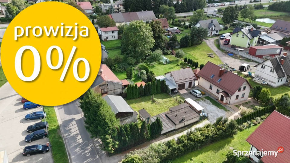 Dom w centrum Nowej Wsi z zabudowaniami Domy warmińsko-mazurskie Nowa Wieś