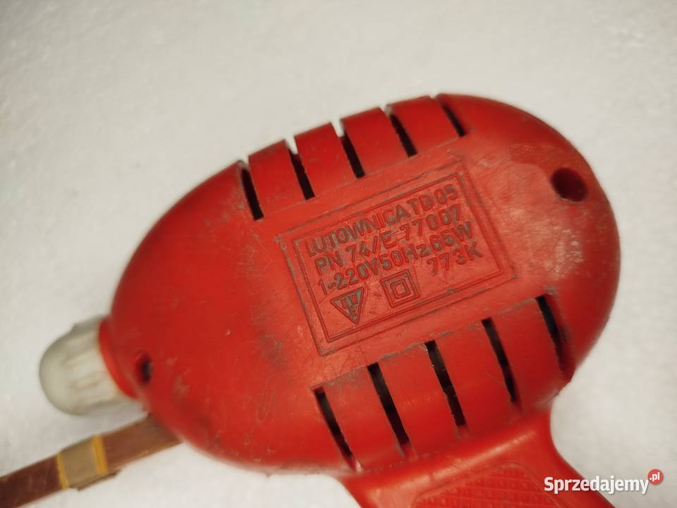 Lutownica Typ LUTOLA TD03 65 watt retro PRL Zgierz