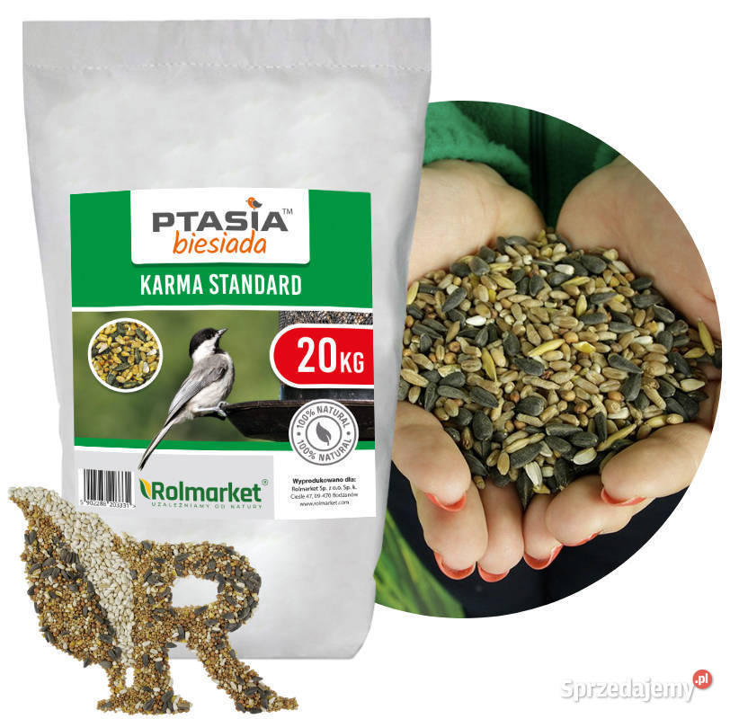 Ptasia Biesiada Standard 20 zimowa karma ptaków mazowieckie Cieśle sprzedam