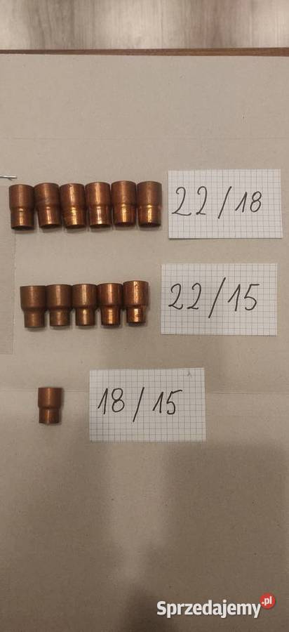 Złączki miedziane lutowane Rury i kształtki małopolskie Brzesko