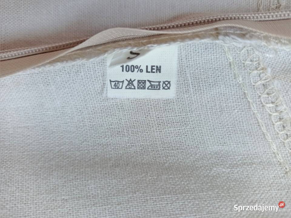 Długa letnia sukienka na każdą okazję len S Ołówkowa  Katowice