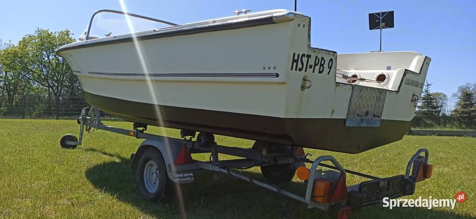 Łódź motorowa Almarine 430 z przyczepą Nowogród Bobrzański