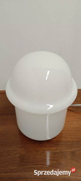 lampa stołowa szklana Karel Volf lata 70te mid Radomsko