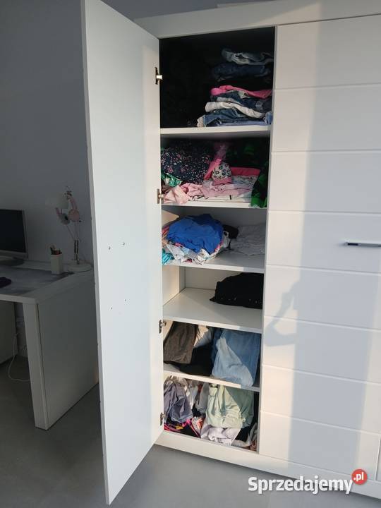 Zestaw mebli Agata Snow Szafa komoda I biurko Tarnobrzeg