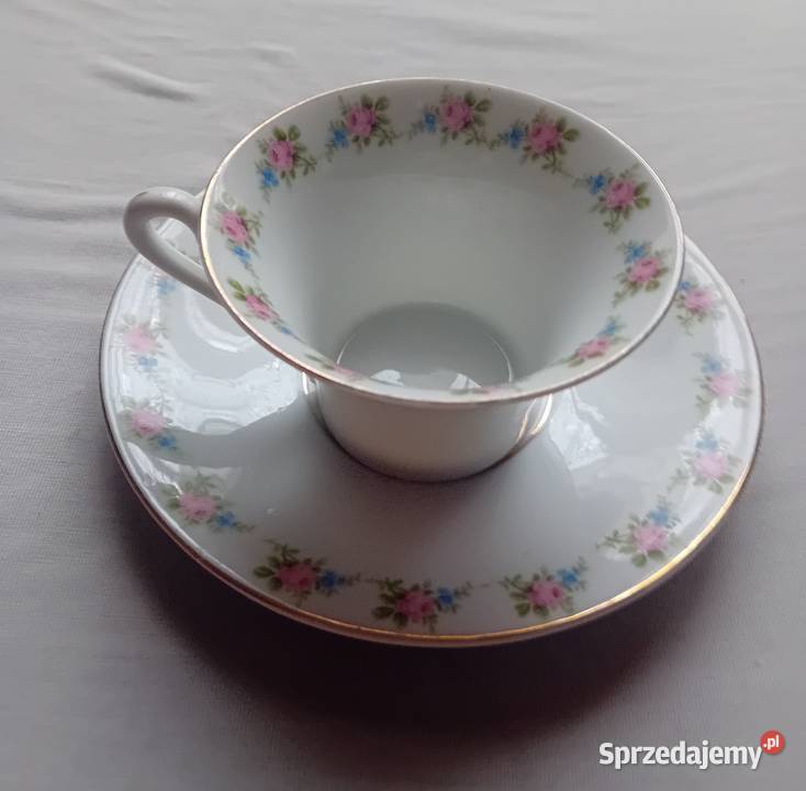 Filiżanka duo Jeager Co sygnatura z okresu wielkopolskie Koźminek