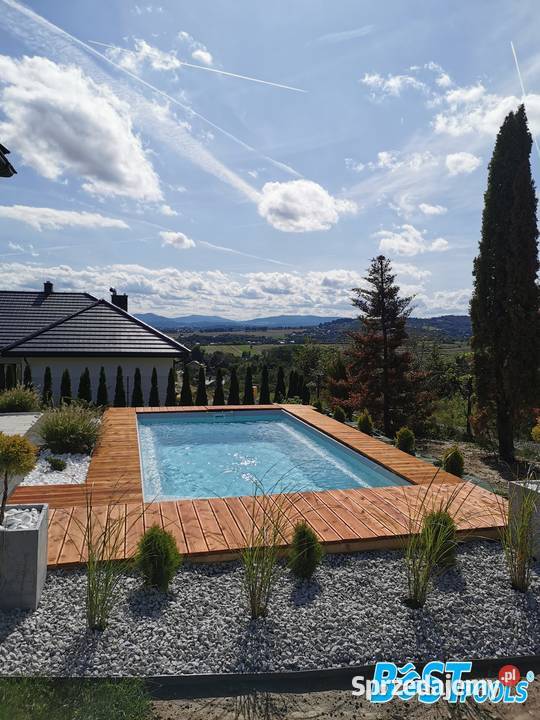 NOWOŚĆ poliestrowy basen ogrodowy MALEDIVES Lublin