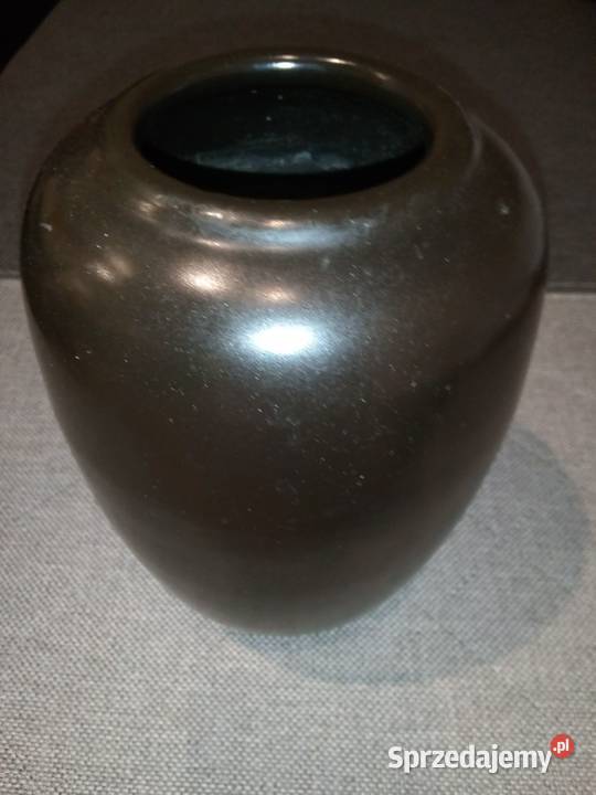 Piękny ceramiczny wazon vintage Porcelana i szkło śląskie Częstochowa