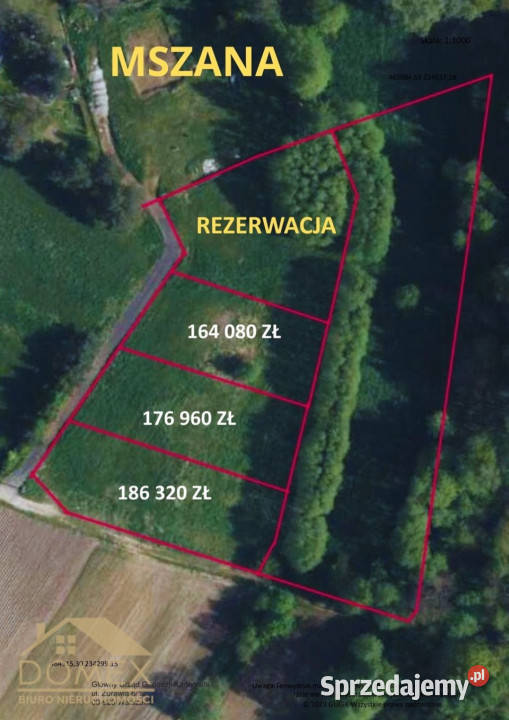Działka 2051 metrów Mszana śląskie