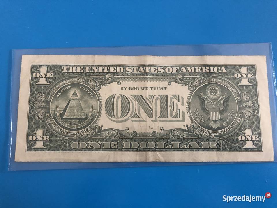 Banknot 1 dollar blad druku Szczecin
