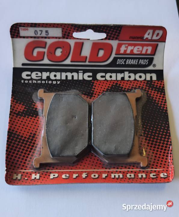 KLOCKI HAMULCOWE GOLD FREN 075 AD GN 250 GS 1000 śląskie Zabrze