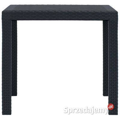 vidaXL Stolik ogrodowy plastik stylizowany na Warszawa