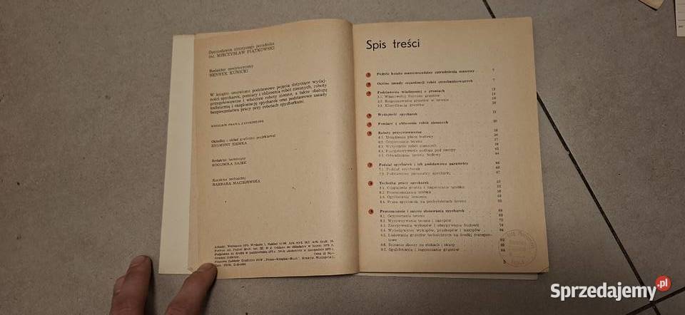 Niski nakł Pierwsze wydanie 1975 Spycharki Łęczyca