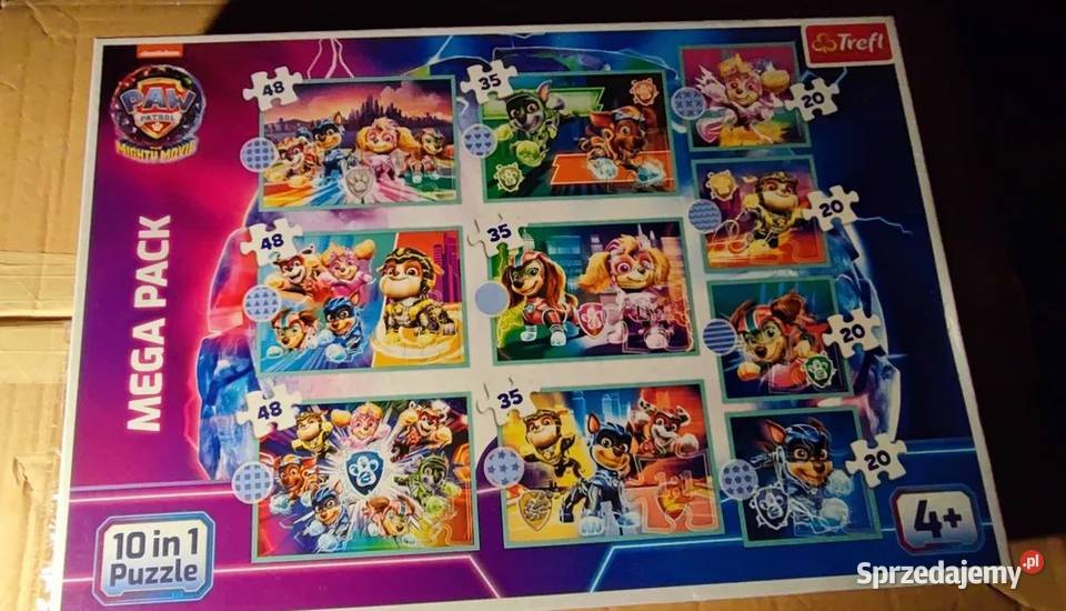 Puzzle 10w1 Mega Pack Psi Patrol Kraków