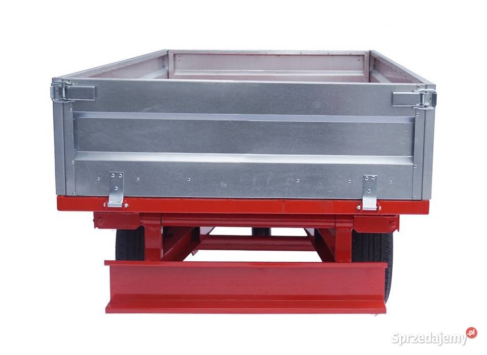 Przyczepa rolnicza jednoosiowa z kiprem Geograss Tajęcina