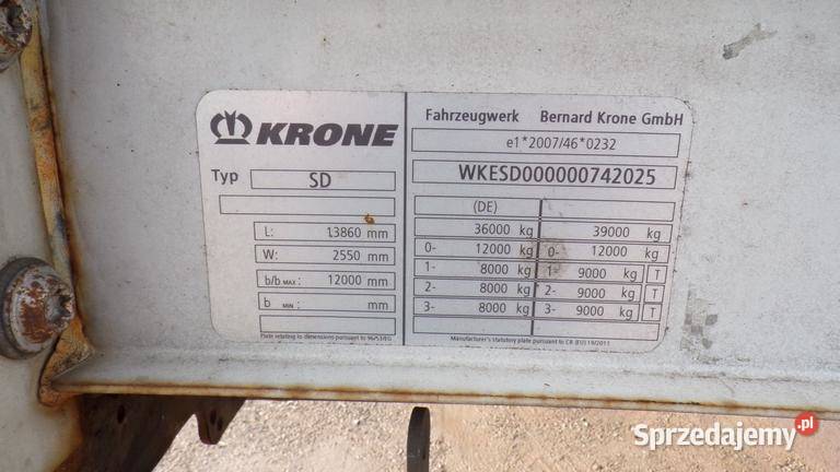 KRONE SD 2017 Warszawa