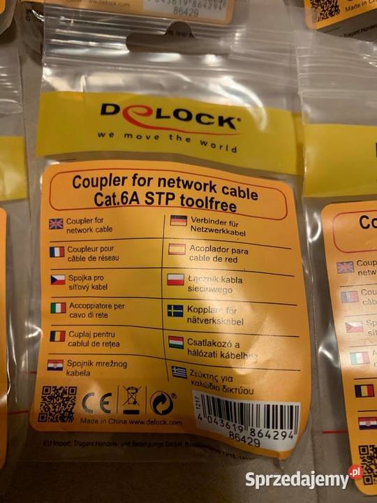 DELOCK 86429 Łącznik kabla sieciowego RJ45 kat Warszawa sprzedam