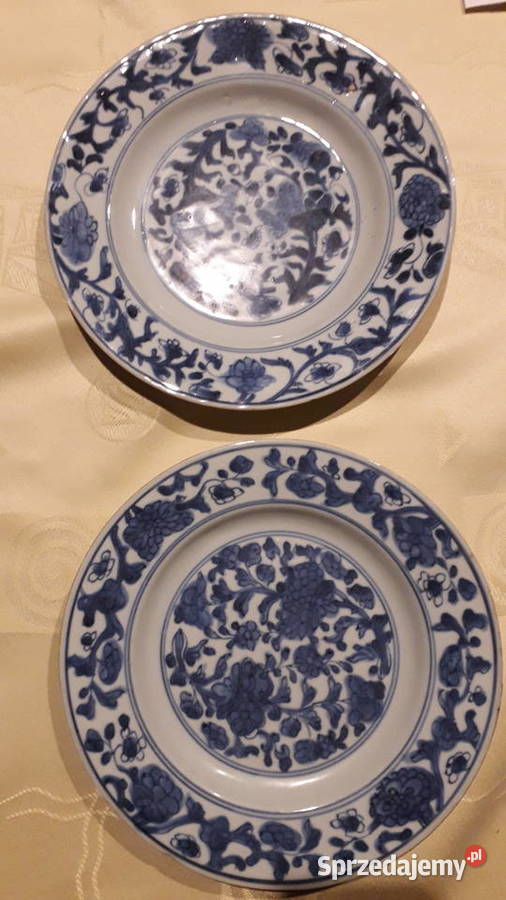 dwa stare chińskie talerze zachodniopomorskie Szczecin sprzedam