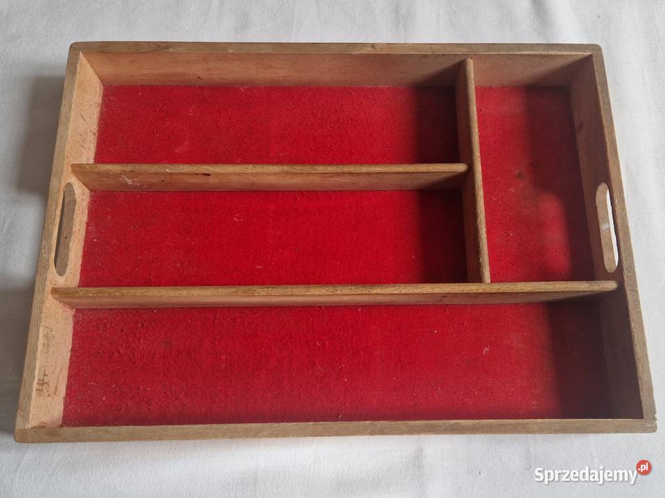Drewniany wkład do szuflady organizer na sztućce Warszawa