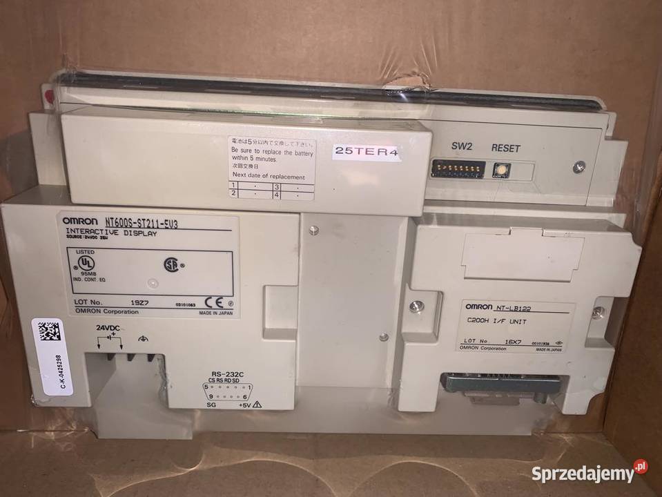 Omron NT600SST211EV3 HMI Panel Warszawa