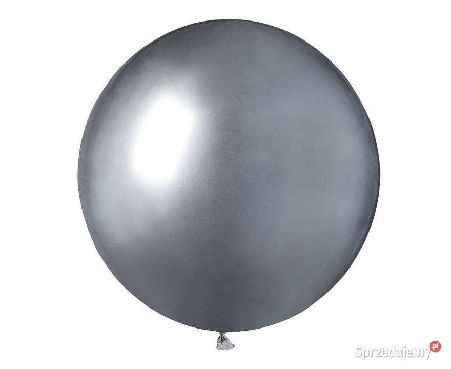 Balony chrom srebrne 12 30 50 sztuk metaliczne śląskie