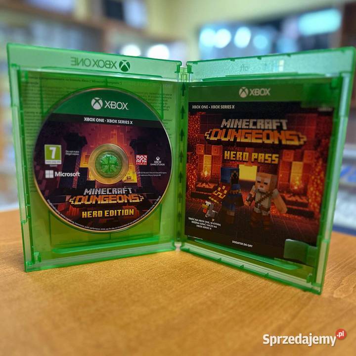 Gra na Xbox One Minecraft Dungeons Hero Edition Gry na konsole warmińsko-mazurskie Elbląg sprzedam