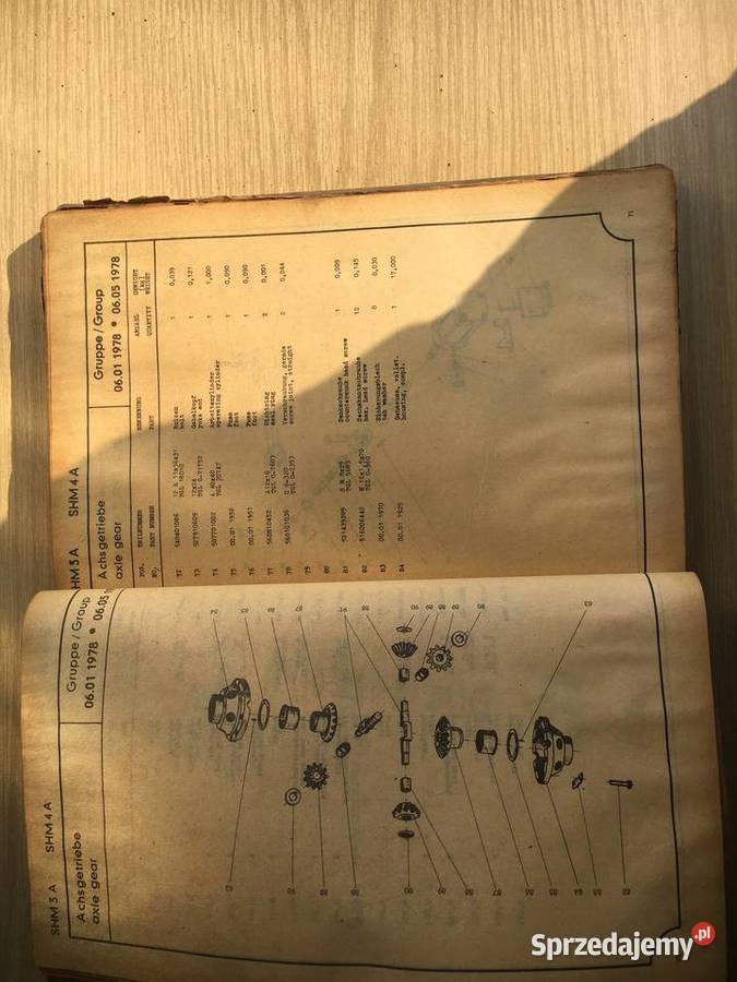 SHM3A SHM4A Katalog części zamiennych Parts Łęczyca