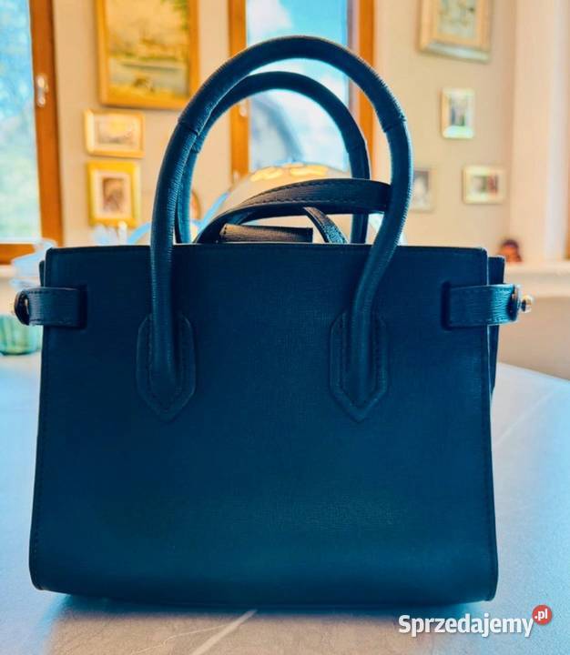 Torebka FURLA Pins Ladies Onyx czarna skóra 21cm Moda i Styl Bielsk Podlaski