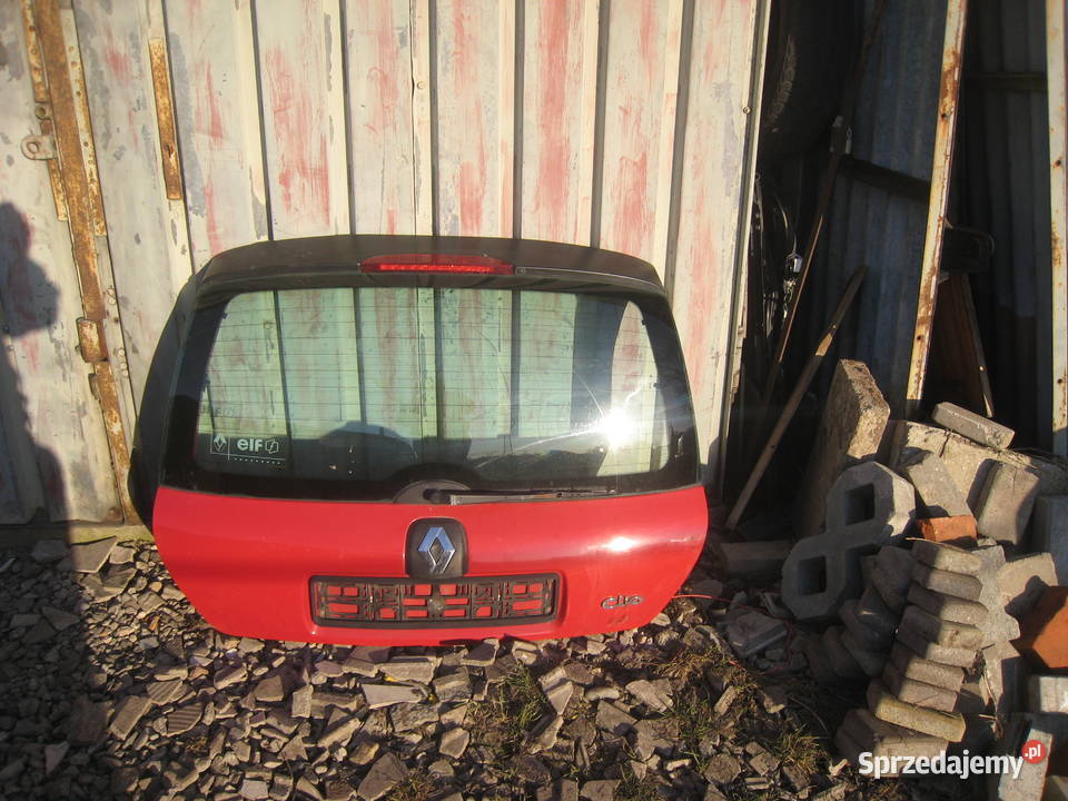 Klapa bagażnika pokrywa szyba Renault Clio II Rok produkcji 2005 Kraków