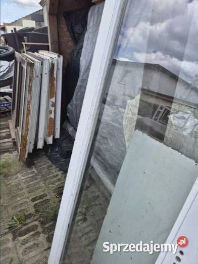 Okna okno plastikowe z demontażu brązowe PCV Siedlisko