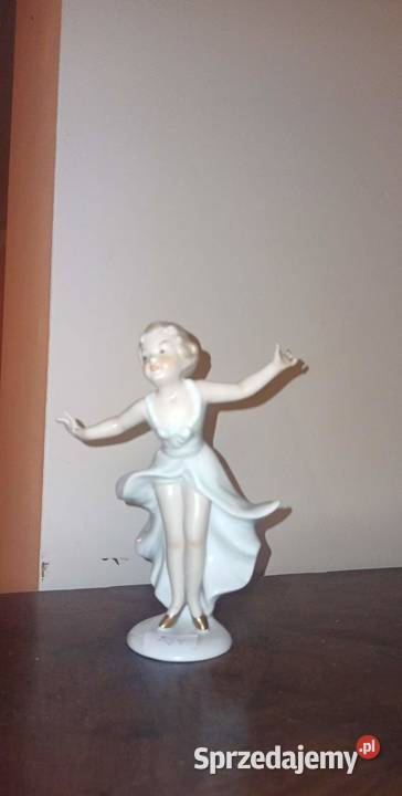Figurka dziewczyny w białej sukience Wallendorf Gdańsk sprzedam