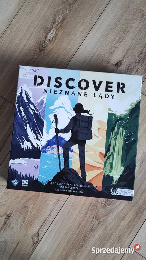 Gra planszowa Discover Nieznane Lądy lubuskie Zielona Góra