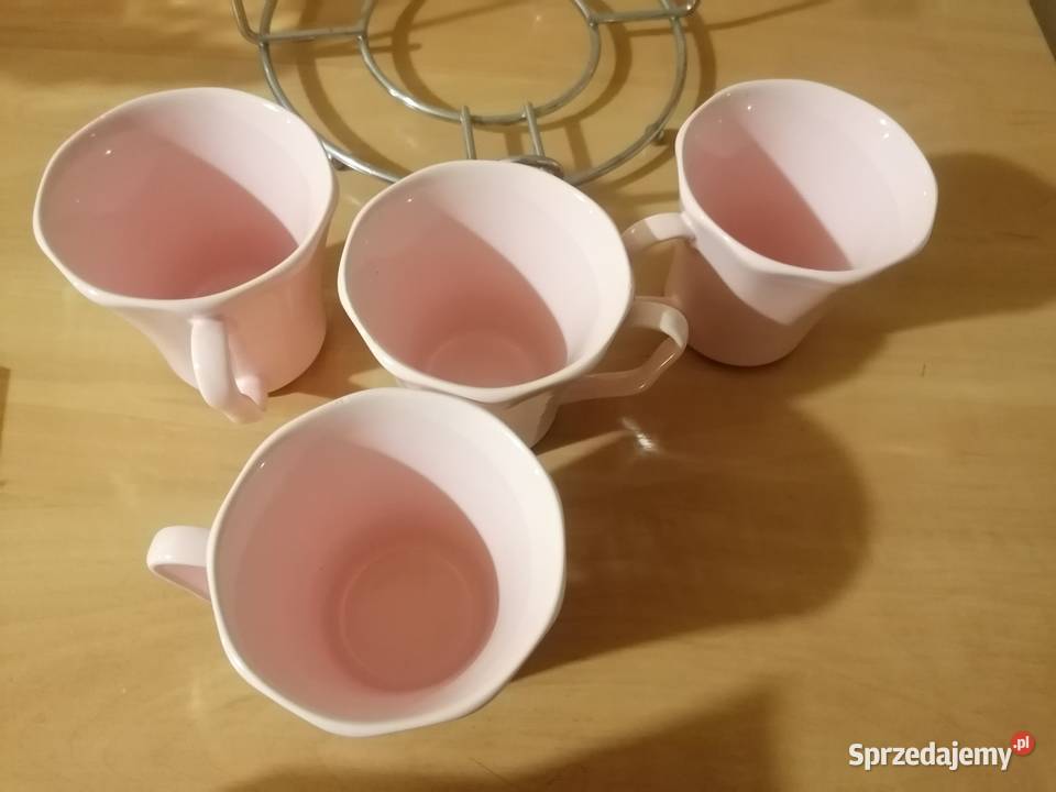 Filiżanka filiżanki na stojaku 4 małe kolor Poznań