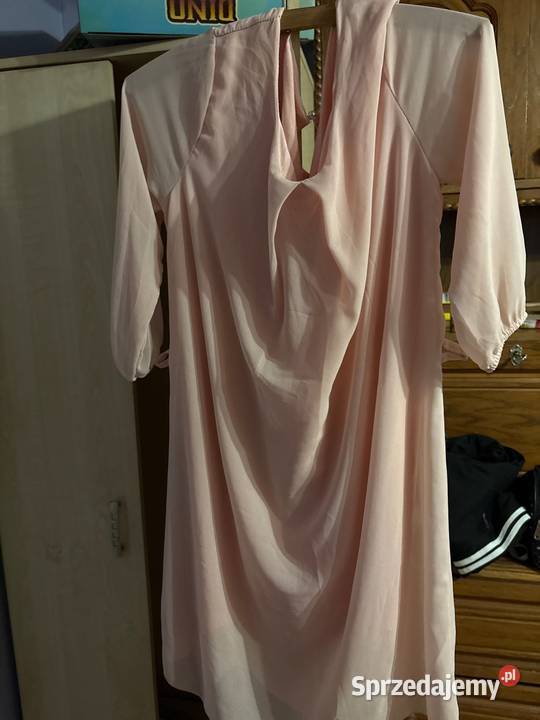 Różowa sukienka Długość Maxi Krzeszów