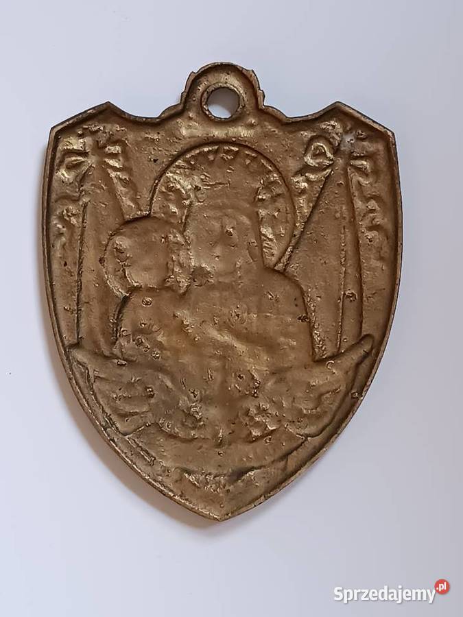 Mosiężny Ryngraf Patriotyczny Rzeszów sprzedam