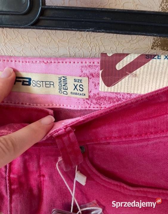 krótkie spodenki dżinsowe szorty jeansowe Leszno sprzedam