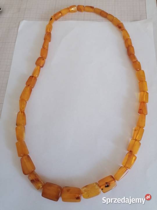 Naszyjnik z bursztynu bałtyckiego Białystok sprzedam