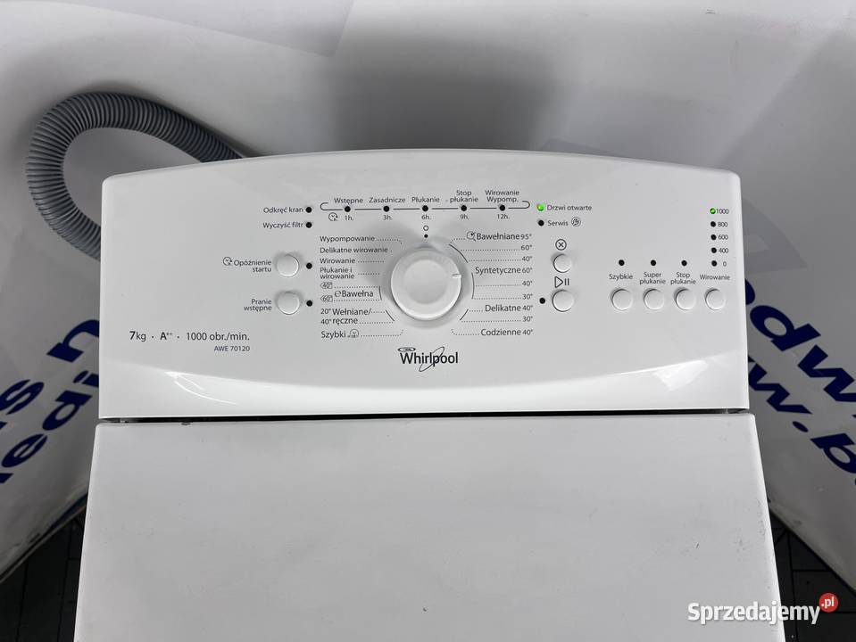 Pralka Whirlpool Góry Ładowana 7 1000 ob A Wiejca
