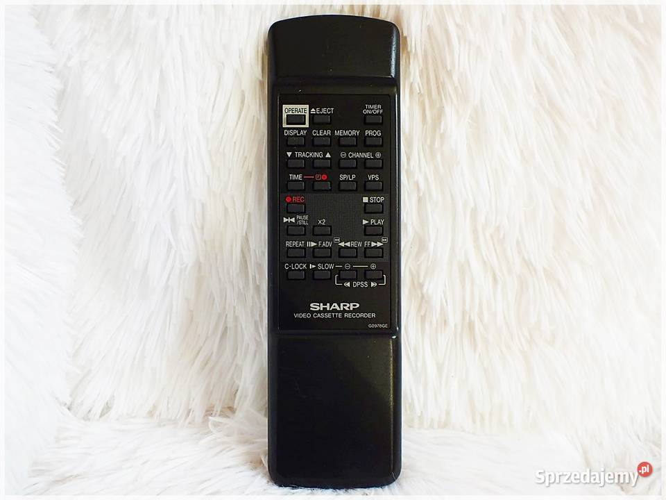 Pilot SHARP G0978GE TV Video Oryginał z lat 90 Piloty lubuskie Żary