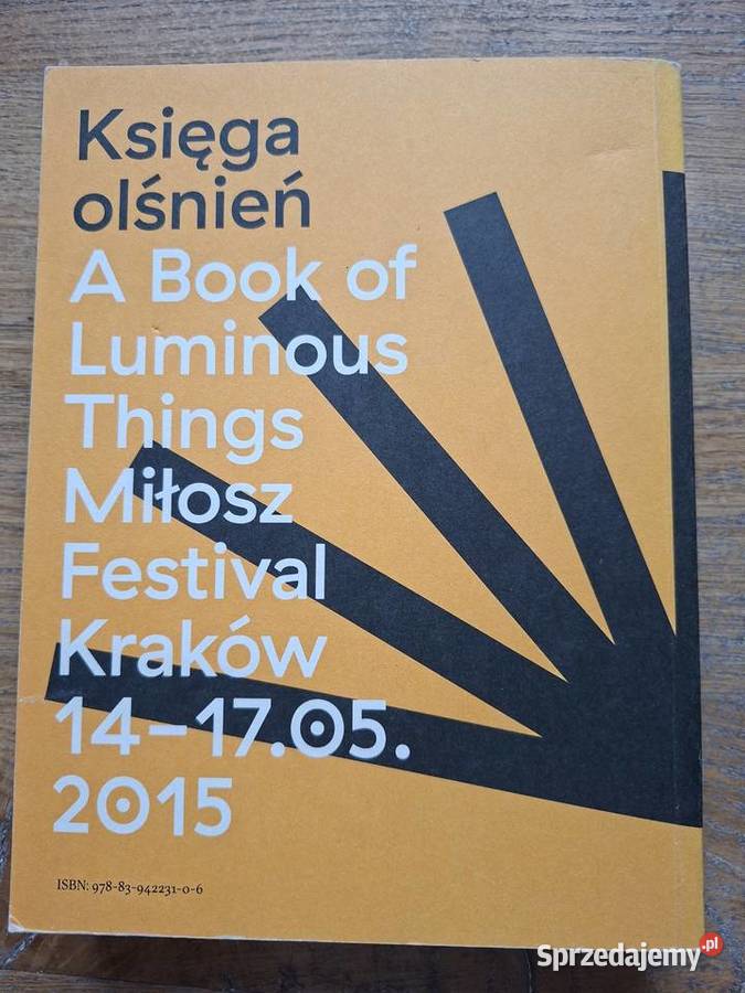 Almanach Miłosz festiwal Księga olśnień j polski miękka